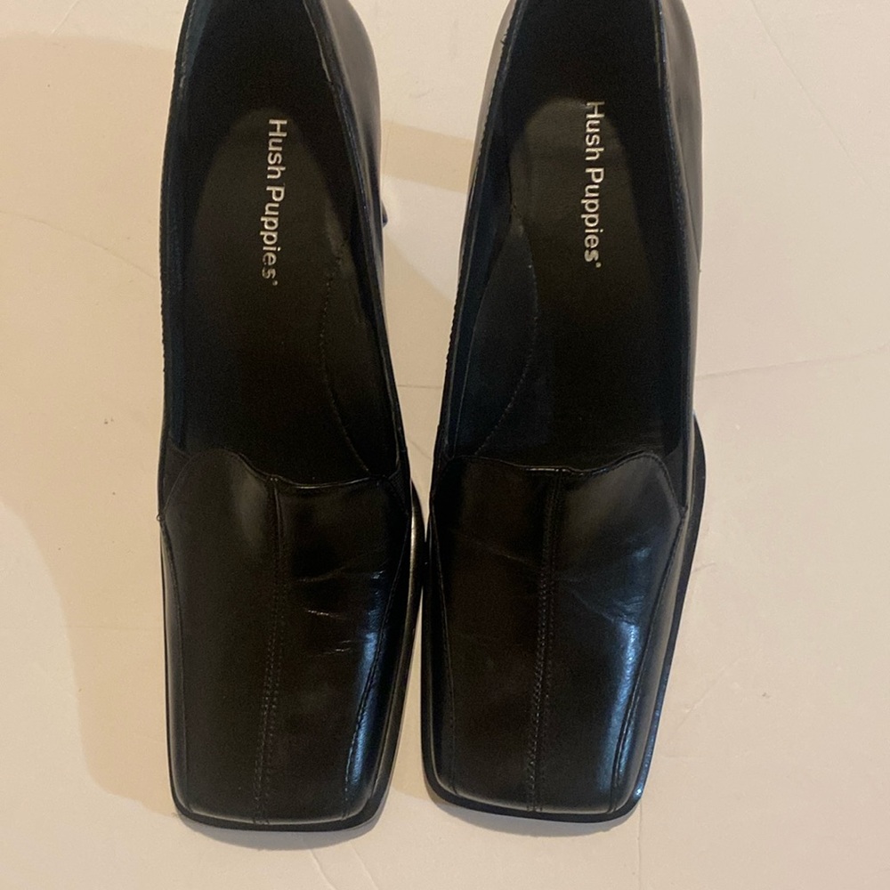 Hush Puppies Black Heels